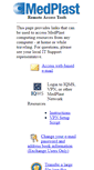 Mobile Screenshot of login.medplastgroup.com
